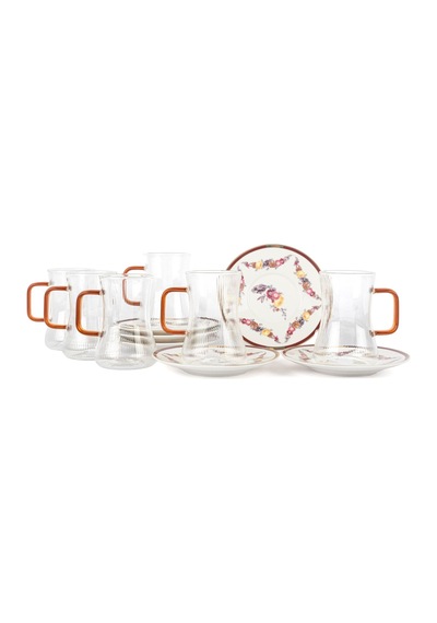 Mikasa Moor Chateau Romance 6lı Çay Fincan Seti 180cc-5948 Çok renkli