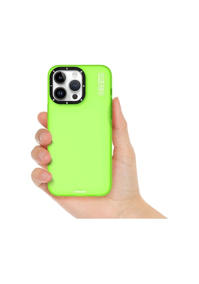 Apple Uyumlu iPhone 15 Pro Kılıf Buzlu Mat Tasarım Youngkit Hidden Sand Serisi Kapak