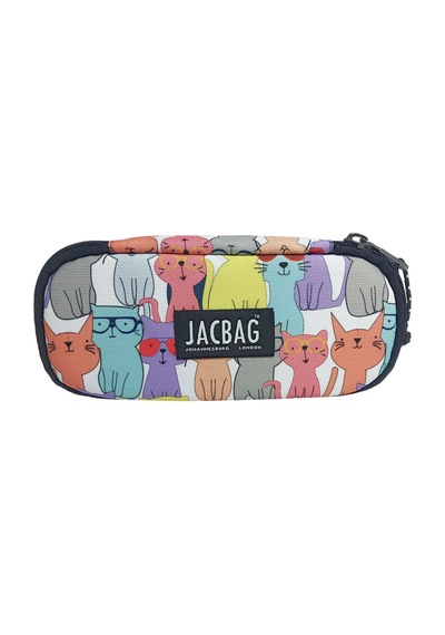 Jacbag Oval Xl Kalem Kutusu Oval Xl-sarı Kedi renkli