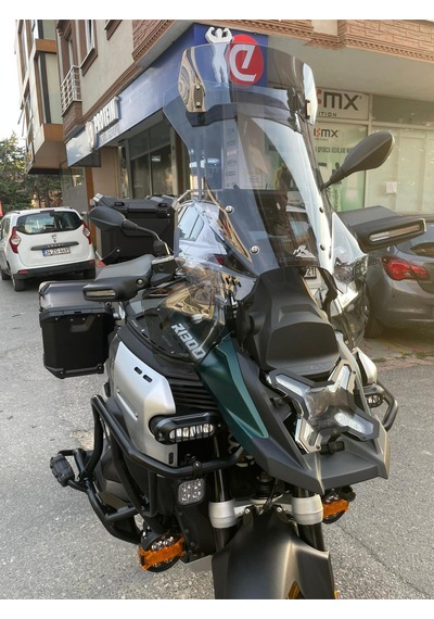 Bmw R13000 Gs Adventure Uyumlu Tur Camı Şeffaf Veya Füme Tip-2 55cm Orta