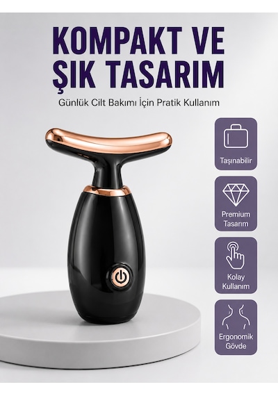 Serum Emilimini Artıran Yüz Masaj Cihazı Yeni Nesil - Lisinya Çok Renkli