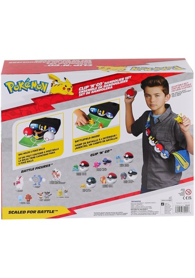 Pok Pkw3649 Pokemon Clip N Go Bandolier Büyük Set