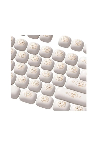 Akko Steamed Buns Pbt 138 Adet Keycap Set