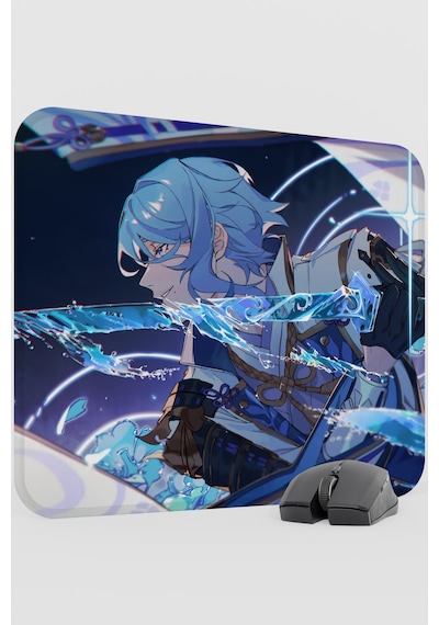 Ayato Genshin Impact Anime Gacha V4 - 48x40 Xl Gaming Mouse Pad Fare Altlığı