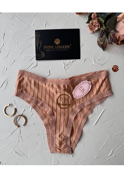Lola Transparan Arkası Bağlama Detaylı Pamuklu Fantezi/günlük Kul Somon