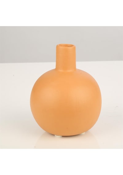 Vitale Seramik Vazo Turuncu Ak.jf095004470-3 Renkli