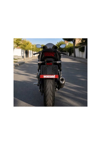 Wasted Motor Plakalık 1.kalite Kabartmalı Plakalık