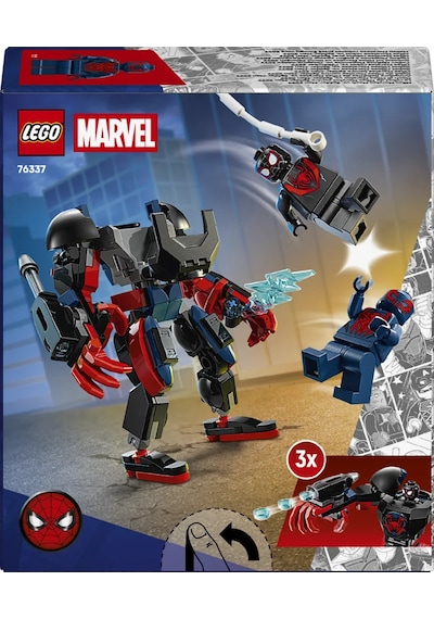 LEGO® ǀ Marvel Miles Morales Robotu, Örümcek Adam 2099’a Karşı 76337 - 6 Yaş ve Üzeri Çocuklar için Oyuncak Yapım Seti (135 Parça)