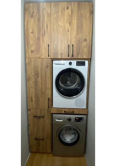 Remora Çamaşır Ve Kurutma Makine Dolabı Kahverengi