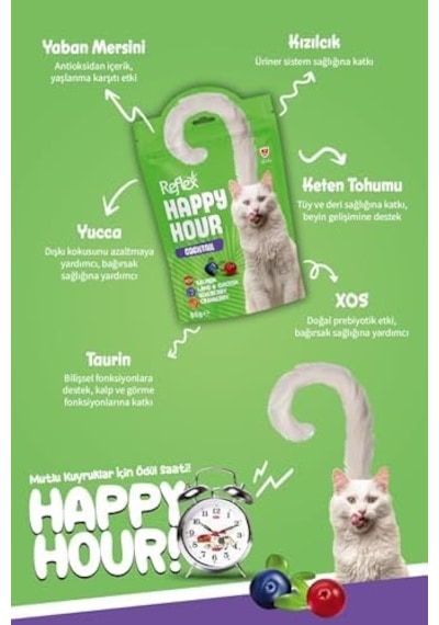 Reflex Happy Hour Cocktail Kedi Ödül Maması 60gr 103 Ivory
