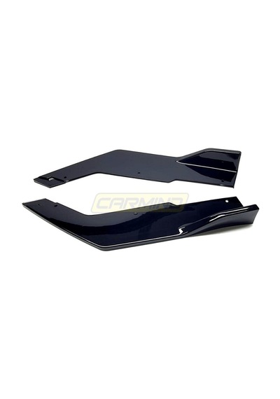 Carmind Toyota Corolla Uyumlu Uyumlu Arka Tampon Altı Flap Piano Black 2019-2021