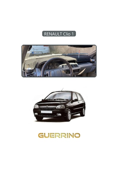 Renault Clio 1torpido Koruma Halısı Gri Kenar