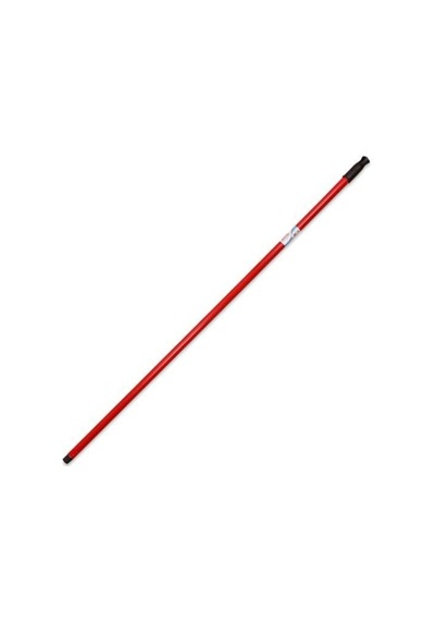 Metal Kırmızı 120cm Fırça Sapı