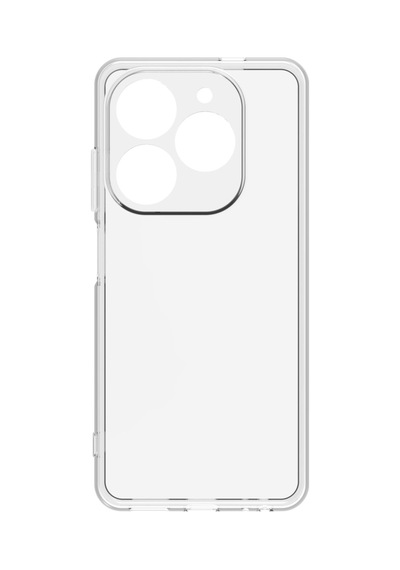 Tecno Spark 20 Pro Kılıf Kamera Korumalı Silikon Rubber Arka Kapak Şeffaf
