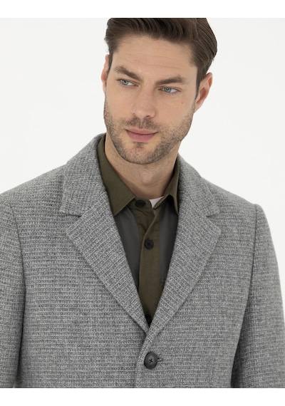 Pierre Cardin Erkek Gri Kaban 50284099-vr024 Gri