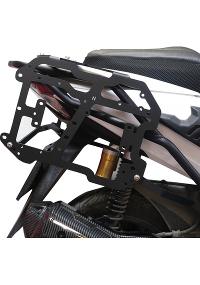 Gp Kompozit Honda Pcx 125 / 150 2018-2026 Uyumlu Yan Çanta Demiri Siyah