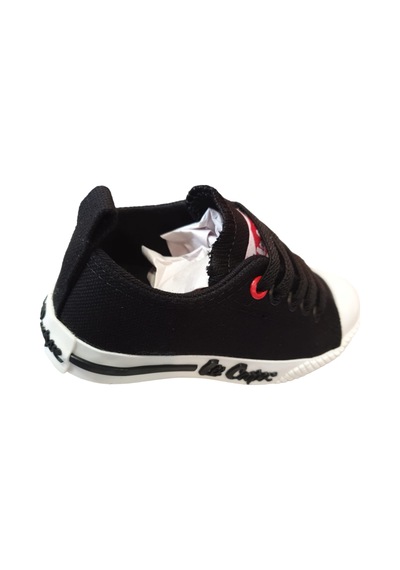 Lee Cooper 30135 Siyah Beyaz  Çocuk Bağcıklı Sneakers Beyaz - Siyah