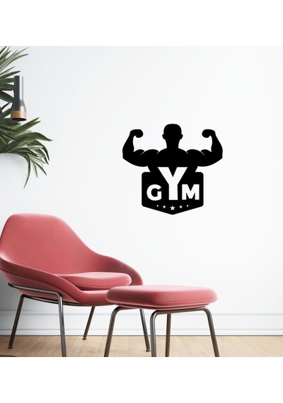 Bk Home Gym Tasarımlı Duvar Sticker-22