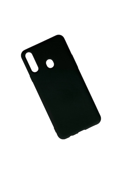 Gld-spt- Newface Samsung Uyumlu Galaxy A20s Kılıf Nano İçi Kadife Silikon - Siyah
