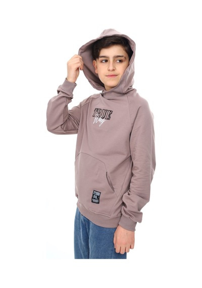 Toontoy Kids Toontoy Erkek Çocuk Relax Fit Kapüşonlu Cepli Reglan Kol Baskılı Sweatshirt - 2 İplik Kahve Toontoy Kids Toontoy Erkek Çocuk Relax Fit Kapüşonlu Cepli Reglan Kol Baskılı Sweatshirt - 2 İplik Kahve