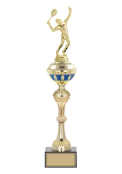 Odak Kupa - Figürlü Kupalar - Tenis Erkek Figürlü Kupalar Fg-063 B - 48 Cm Altın - Beyaz