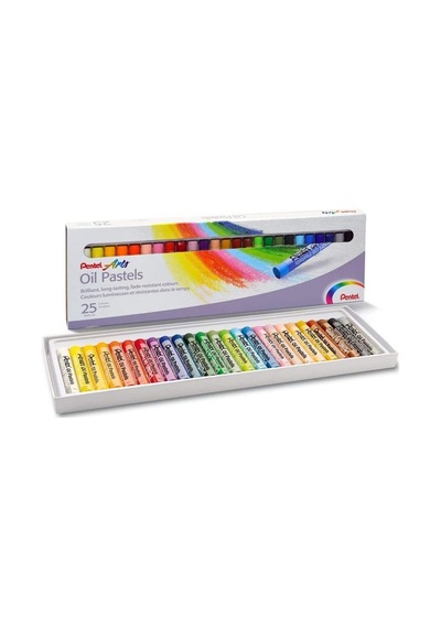 25 Renk, , Phn-25, 25 Renk İle Çizim İçin Yağlı Pastel Tebeşir