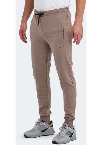 Slazenger OLUFTEN I Erkek Cepli Taş Gri Eşofman Altı