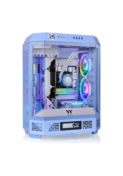 Thermaltake The Tower 600 TG CA-1Z1-00MFWN-00 Oyuncu Mid-tower Bilgisayar Kasası Mavi