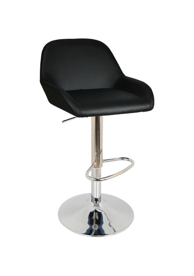 Bürocci Texas Bar Taburesi - Gri Deri - 9506S0125 Çok Renkli