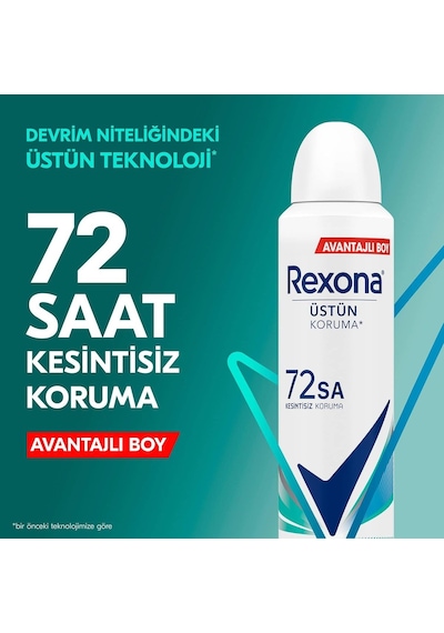 Rexona Kadın Sprey Deodorant Shower Fresh 72 Saat Kesintisiz Üstün Koruma 200 Ml