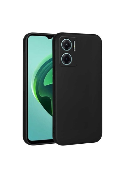 Xiaomi Redmi Note 11e Kılıf Premier Slikon Kamera Korumalı + Ekran Koruyucu Nano Siyah