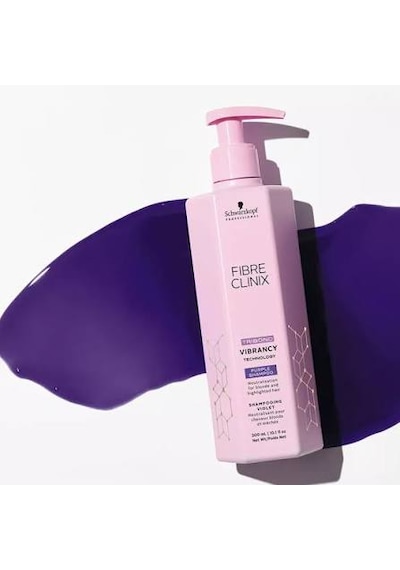 Schwarzkopf Fibre Clinix Vibrancy Boyalı Ve Röfleli Saçlar İçin Mor Şampuan 300ml Boyalı / Röfleli