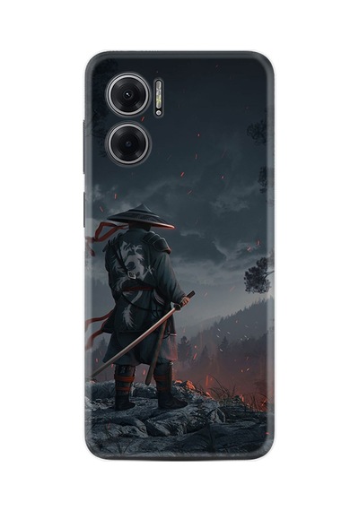 Xiaomi Redmi Note 11e Kılıf Silikon Desen Özel Seri Warrior 1653