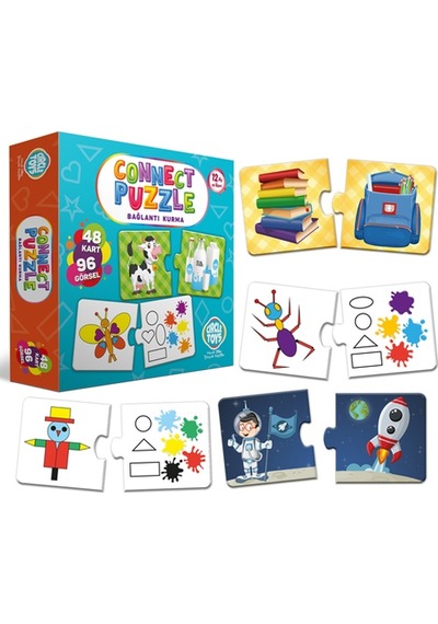 Circle Toys Connect Puzzle Bağlantı Kurma Oyunu Eşleştirme Kartla
