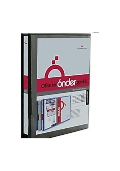 Önder Sunum Klasörü Firma Klasörü 2 Halkalı 30 Mm A4 Siyah