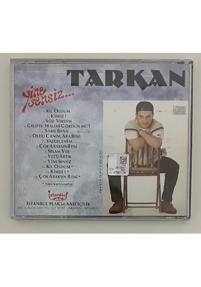 Tarkan Yine Sensiz Kıl Oldum Abi Cd Orjinal Dönem Baskı