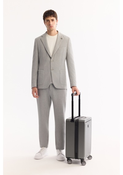Avva Erkek Gri Mono Yaka Bi-stretch Hafif Dokulu Blazer Comfort Slim Fit Ceket A52y4003 Avva Erkek Gri Mono Yaka Bi-stretch Hafif Dokulu Blazer Comfort Slim Fit Ceket A52y4003