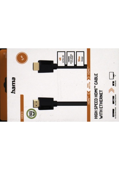 High-speed Hdmi Kablo, 4k, Ethernet, 5m, Siyah