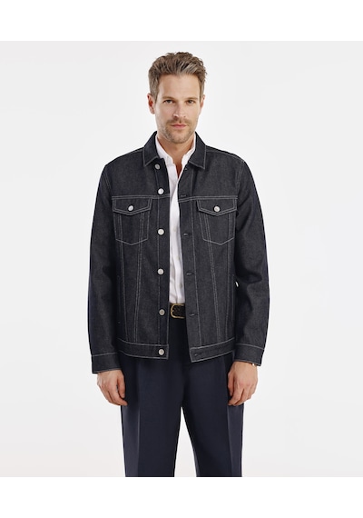 Yargıcı Denim Ceket 25yeck5008x 516 Lacivert