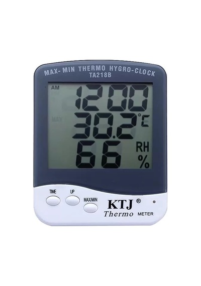 Hubrendy Sh Powermaster Pm-6233 Termometre Oda Tipi Ekranlı Sıcaklık Ve Nem Ölçer - Saat Özellikli
