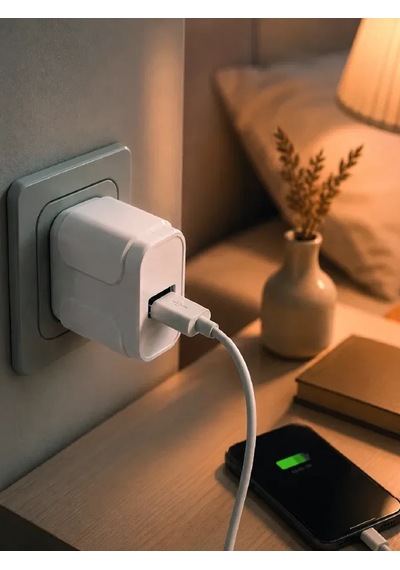 Pratik Ve Kompakt Tasarımlı 12w Usb Telefon Şarj Adaptörü .
