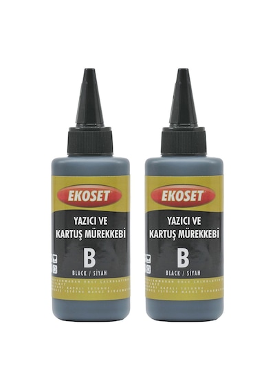 Ekoset Epson L386 Uyumlu Siyah Mürekkep 200 ML