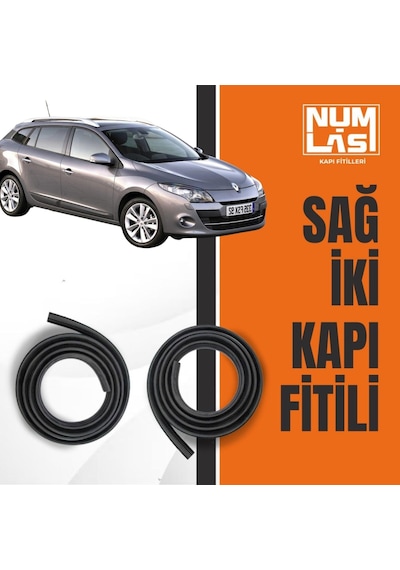 Renault Megane 3 Station Wagon Sağ Ön Ve Arka Kapı Fitili-a Kalite-numlas-nm7096