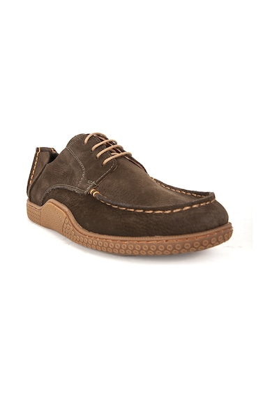 Dericlub Erkek Comfort Bağcıklı Casual Ayakkabı Gerçek Deri Fr 215340 Haki