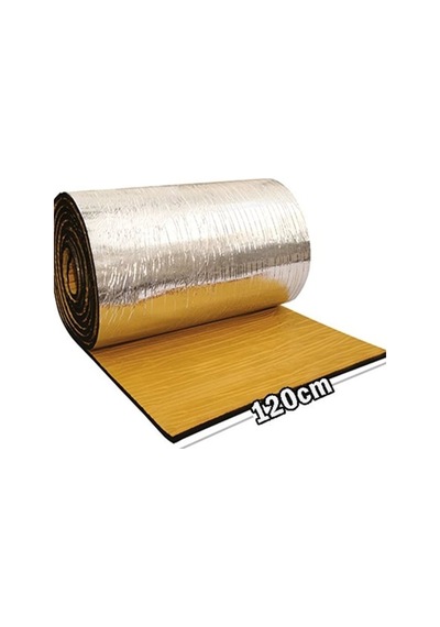 Oto Ses Isı Yalıtım Folyolu Kauçuk İzolasyon 120 x 100 CM 6 MM