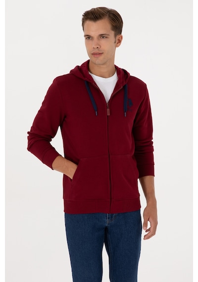 U.s. Polo Assn. Erkek Bordo Hırka Örme 50307765-vr014 Bordo