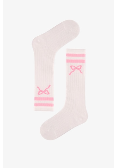 Penti Kız Çocuk Marsmelov Pink Bow Pamuklu Pantolon Çorap Marşmelov