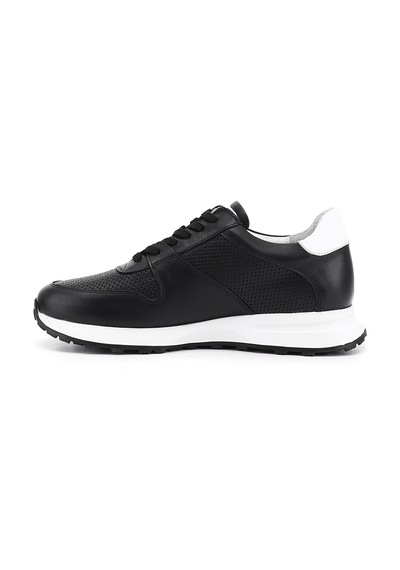 Gönderi(R) Gönderi R Erkek Siyah Bağcıklı Hakiki Deri Comfort Sneaker Ddma80338312