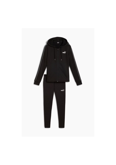 Puma Metallic Tracksuit Siyah Kadın Eşofman Takımı - 683046 01 Siyah