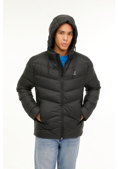 M-sn541 Marıo Coat 2pr Siyah Erkek Kısa Kaban Siyah